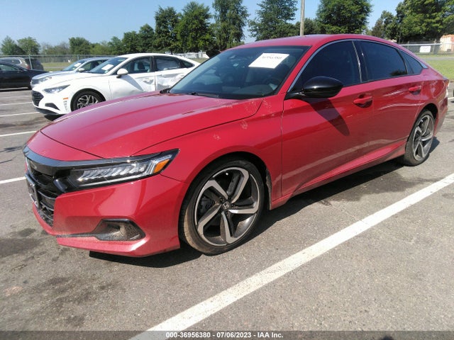 2021 HONDA ACCORD SEDAN SPORT SE VIN: 1HGCV1F45MA043295