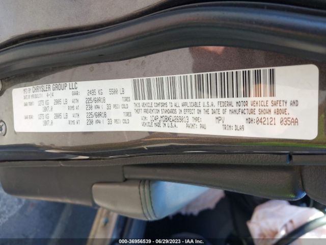 1C4PJMDBXEW269013 Jeep Cherokee Limited