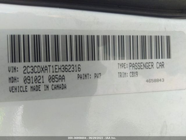 2C3CDXAT1EH362316 Dodge Charger Police