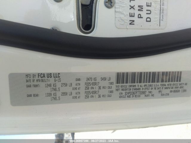 3C4PDCBG7FT722897 Dodge Journey Sxt