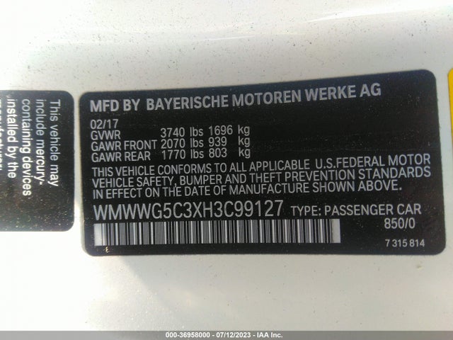 2017 Mini Roadster, VIN: WMWWG5C3XH3C99127