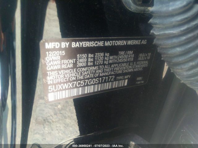 5UXWX7C57G0S17172 BMW X3 Xdrive35i