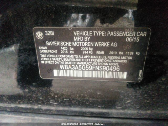 WBA3A5G59FNS90496 BMW 3 Series 328i