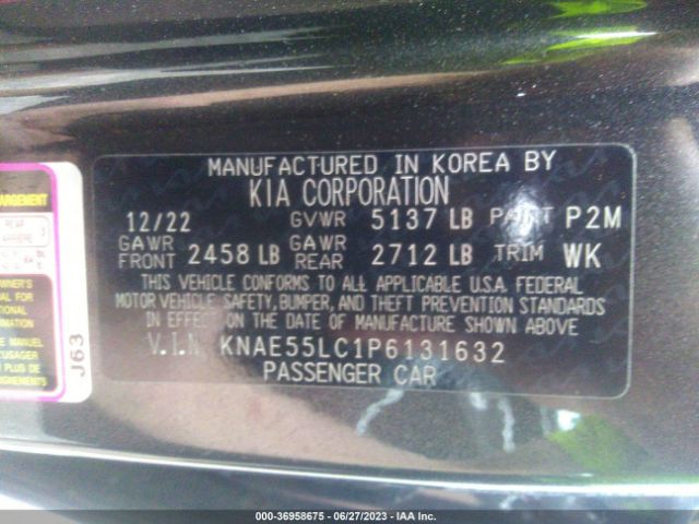 KNAE55LC1P6131632 KIA Stinger Gt2