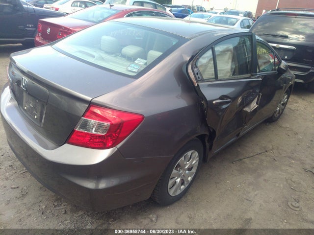 2012 HONDA CIVIC SDN LX VIN: 19XFB2F50CE336438