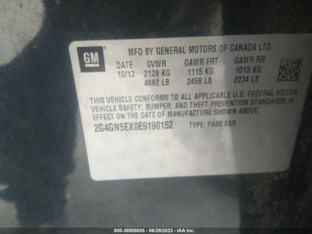 2G4GN5EX0E9190152 Buick Regal Premium I