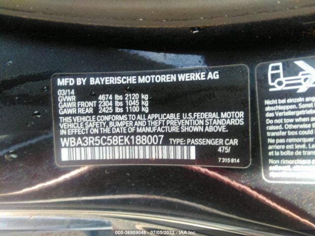 WBA3R5C58EK188007 BMW 4 Series 435i Xdrive