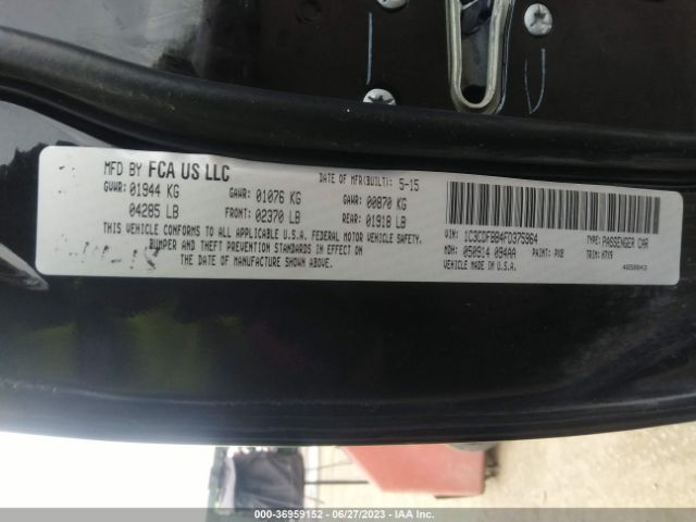 1C3CDFBB4FD375964 Dodge DART SXT
