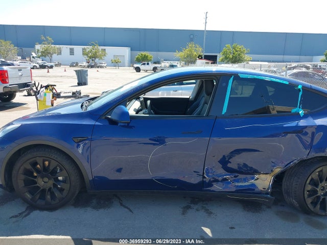 2021 TESLA MODEL Y LONG RANGE VIN: 5YJYGDEE4MF189091