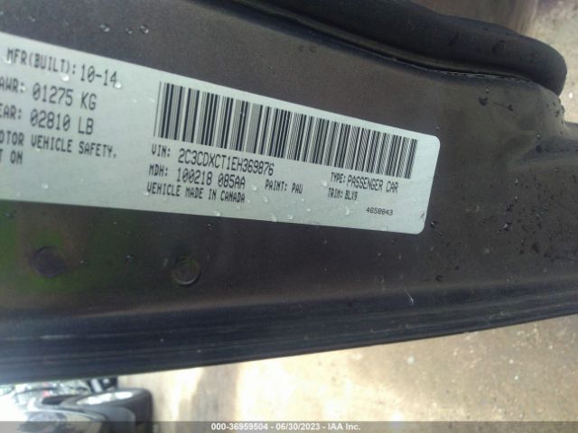 2C3CDXCT1EH369876 Dodge Charger Rt Plus