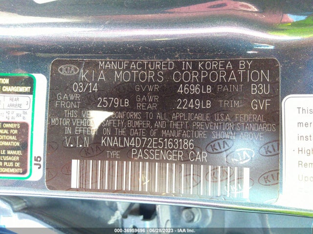 KIA Cadenza Premium 2014 KNALN4D72E5163186 Image 9