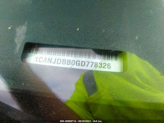 1C4NJDBB0GD778326 Jeep Compass Sport
