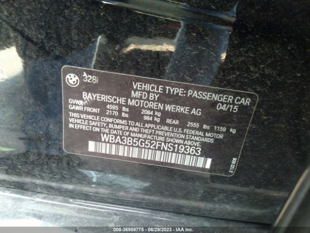 WBA3B5G52FNS19363 BMW 3 Series 328i Xdrive