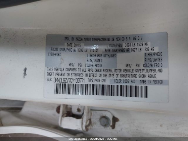 3MYDLBZV7GY109771 Scion IA