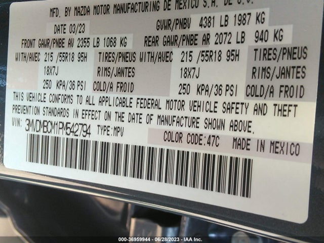 Mazda Cx-30 2.5 S Carbon Edition 2023 3MVDMBCM1PM542794 Image 16