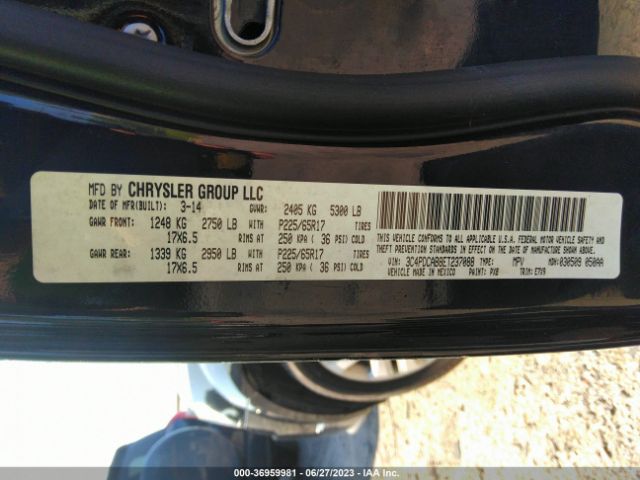 3C4PDCAB8ET237088 Dodge JOURNEY SE