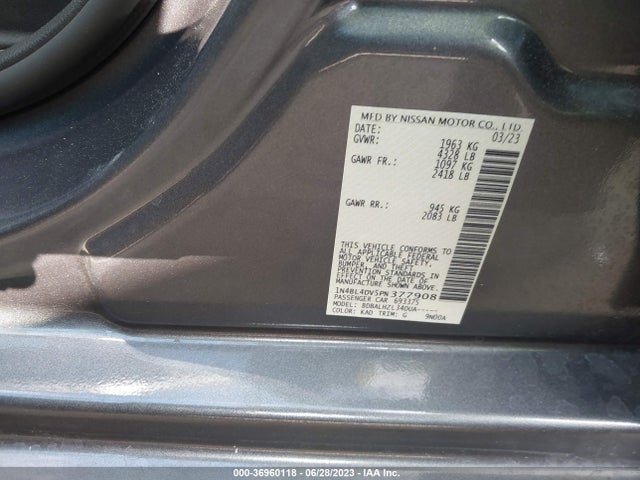 Nissan Altima 2.5 Sv 2023 1N4BL4DV5PN377908 Image 16