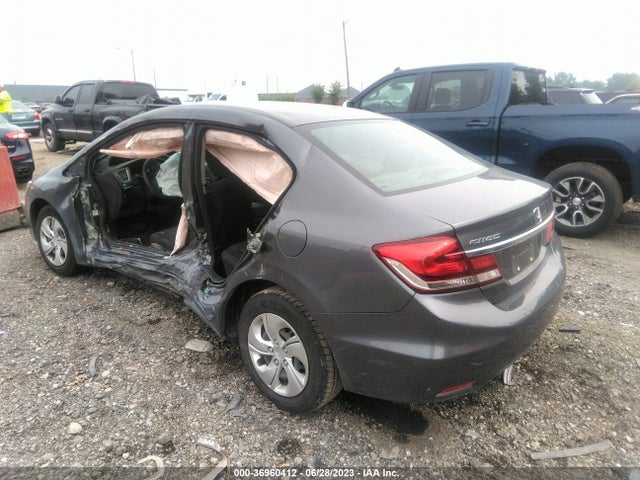 Honda Civic Sedan Lx 2014 2HGFB2F55EH552973 Image 3