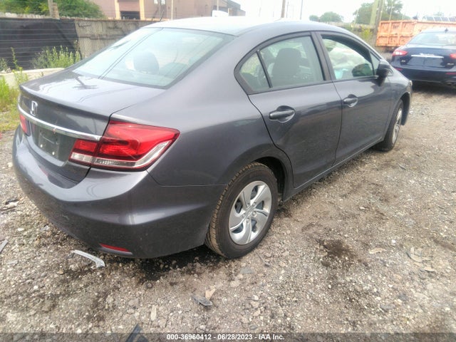 Honda Civic Sedan Lx 2014 2HGFB2F55EH552973 Image 4