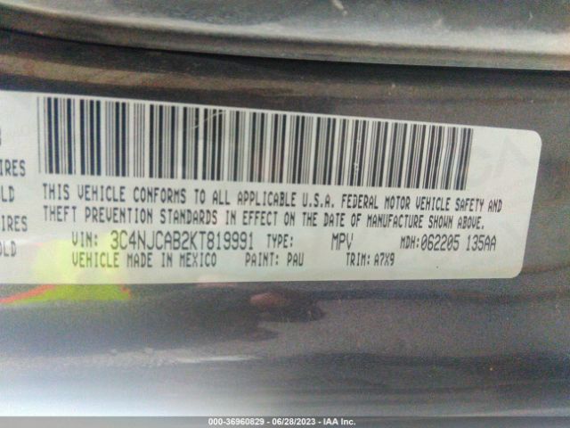 3C4NJCAB2KT819991 Jeep Compass Sport