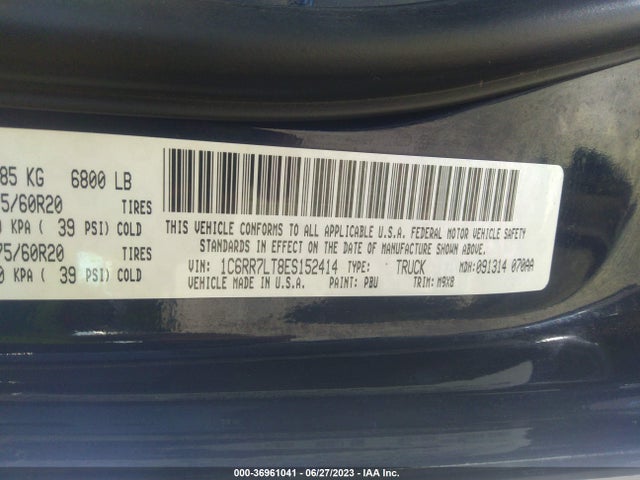 1C6RR7LT8ES152414 RAM 1500 Big Horn