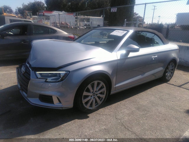 2017 AUDI A3 CABRIOLET PREMIUM VIN: WAU6ULFFXH1078221