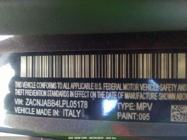 ZACNJABB4LPL05178 Jeep Renegade Latitude