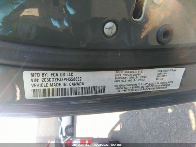 2C3CDZFJ8PH558632 Dodge Challenger R/t Scat Pack