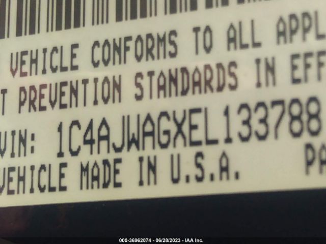 1C4AJWAGXEL133788 Jeep Wrangler Sport