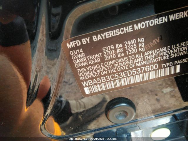 WBA5B3C53ED537600 BMW 5 Series 535i Xdrive