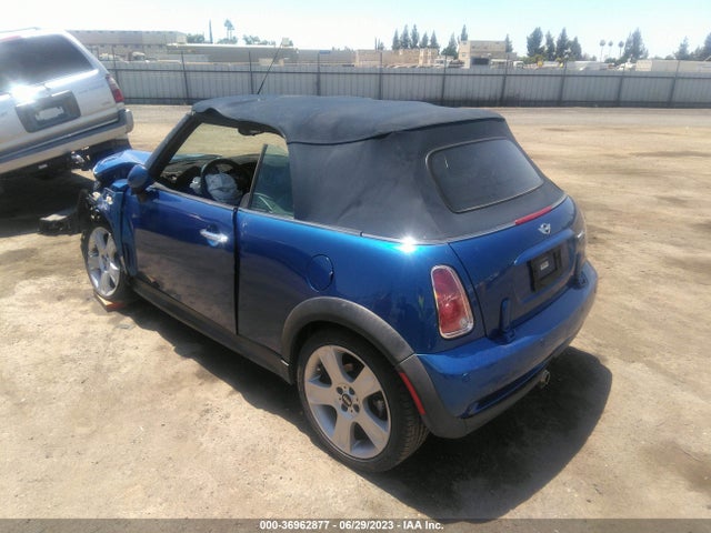 2006 MINI COOPER CONVERTIBLE S VIN: WMWRH33516TK57763