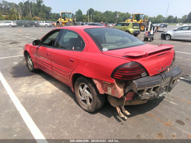 1999 PONTIAC GRAND AM SE1 VIN: 1G2NE52E3XM805852