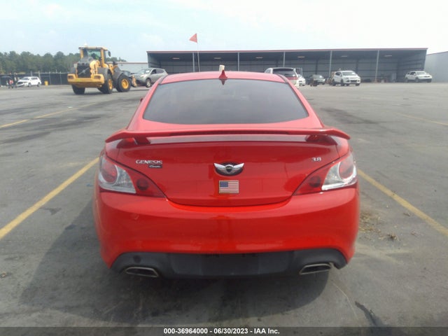2011 HYUNDAI GENESIS COUPE TRACK VIN: KMHHU6KH5BU059372