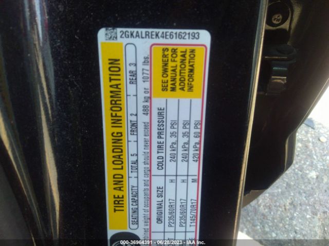 2GKALREK4E6162193 GMC Terrain Sle