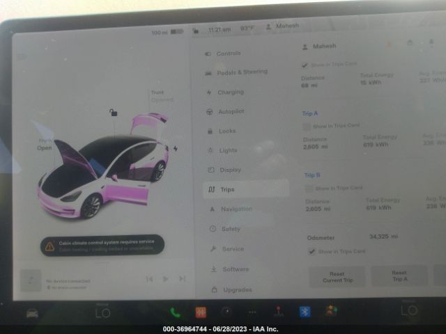 5YJ3E1EA4LF661252 Tesla Model 3 Standard Range