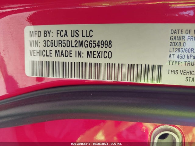 RAM 2500 Lone Star 2021 3C6UR5DL2MG654998 Image 9