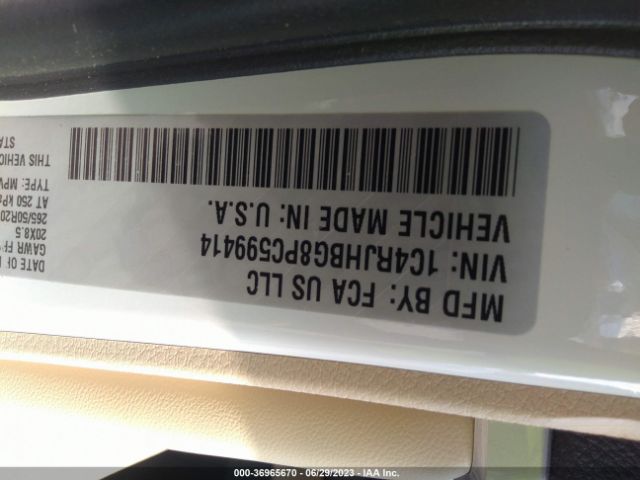 1C4RJHBG8PC599414 Jeep Grand Cherokee Limited