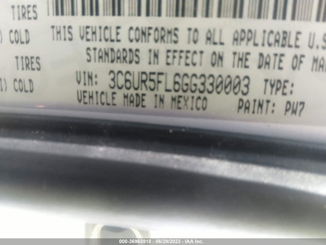 3C6UR5FL6GG330003 RAM 2500 Laramie