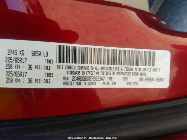 2C4RDGBGXER362347 Dodge Grand Caravan American Value Pkg