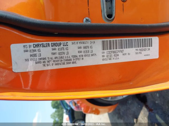 1C3CDFBB6ED747027 Dodge DART SXT