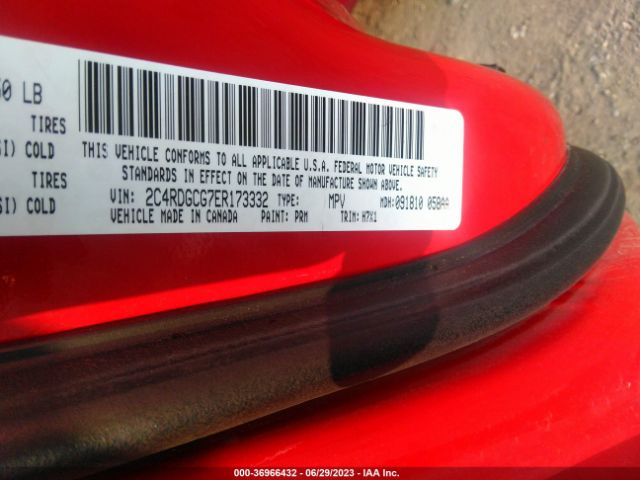 2C4RDGCG7ER173332 Dodge Grand Caravan Sxt