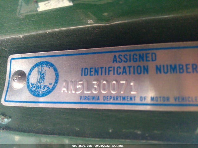 1959 AUSTIN HEALEY SPRITE VIN: AN5L30071