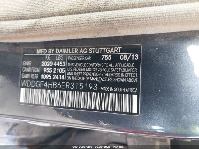 WDDGF4HB6ER315193 Mercedes-Benz C-class C 250