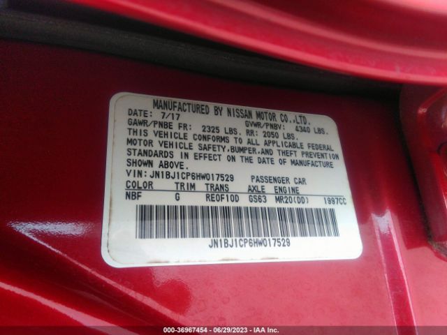 JN1BJ1CP6HW017529 Nissan Rogue Sport Sv