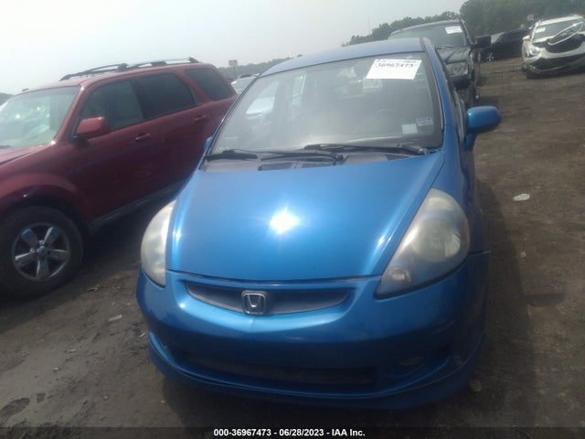 2007 HONDA FIT SPORT VIN: JHMGD38607S044218