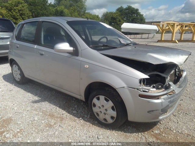 2007 CHEVROLET AVEO LS VIN: KL1TD66647B796290