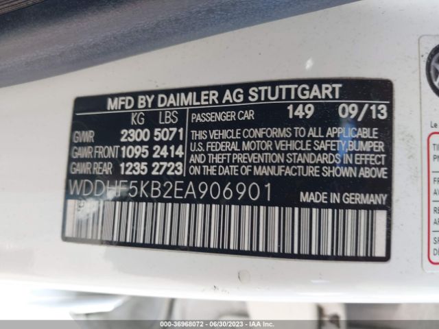 WDDHF5KB2EA906901 Mercedes-Benz E-class E 350