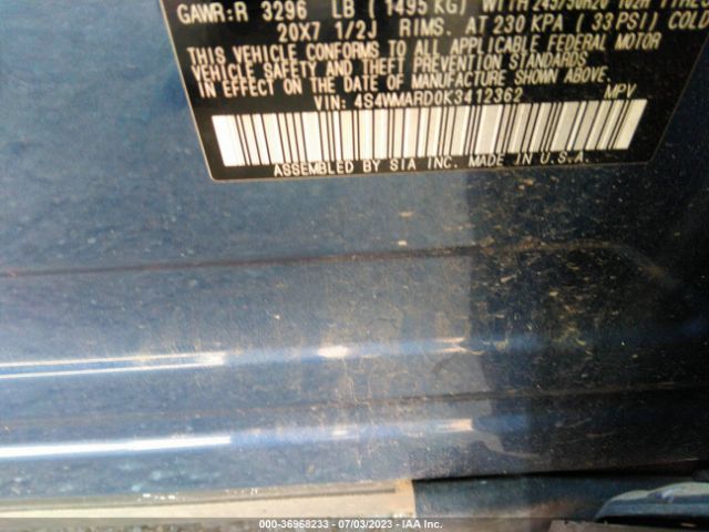 4S4WMARD0K3412362 Subaru Ascent Touring