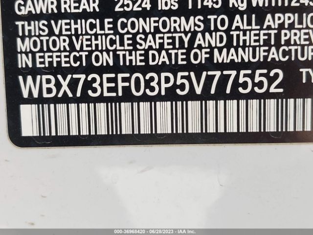 WBX73EF03P5V77552 BMW X1 Xdrive28i