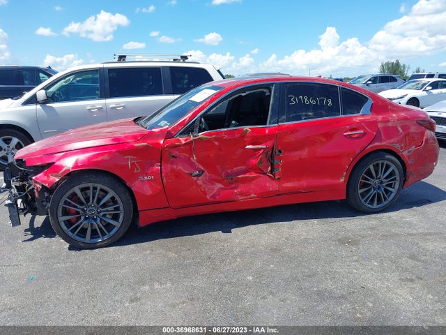 2018 INFINITI Q50 RED SPORT 400 VIN: JN1FV7AR9JM480361